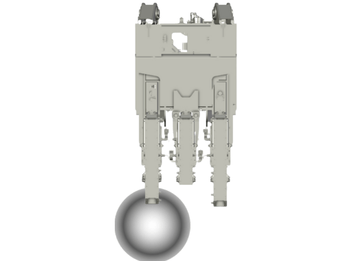 pipe spreader handling one offshore pipe