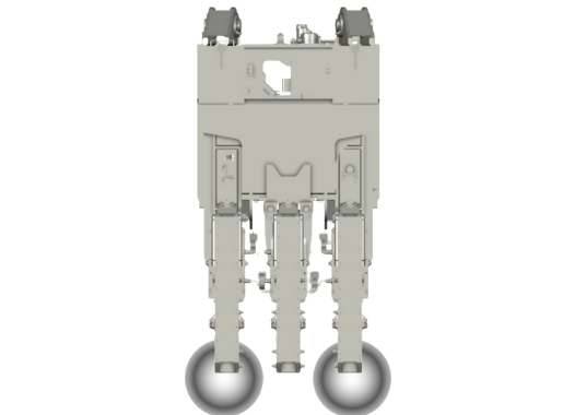 pipe spreader handling two offshore pipes